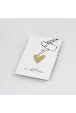 My lovely things Pin - Heart - Messing