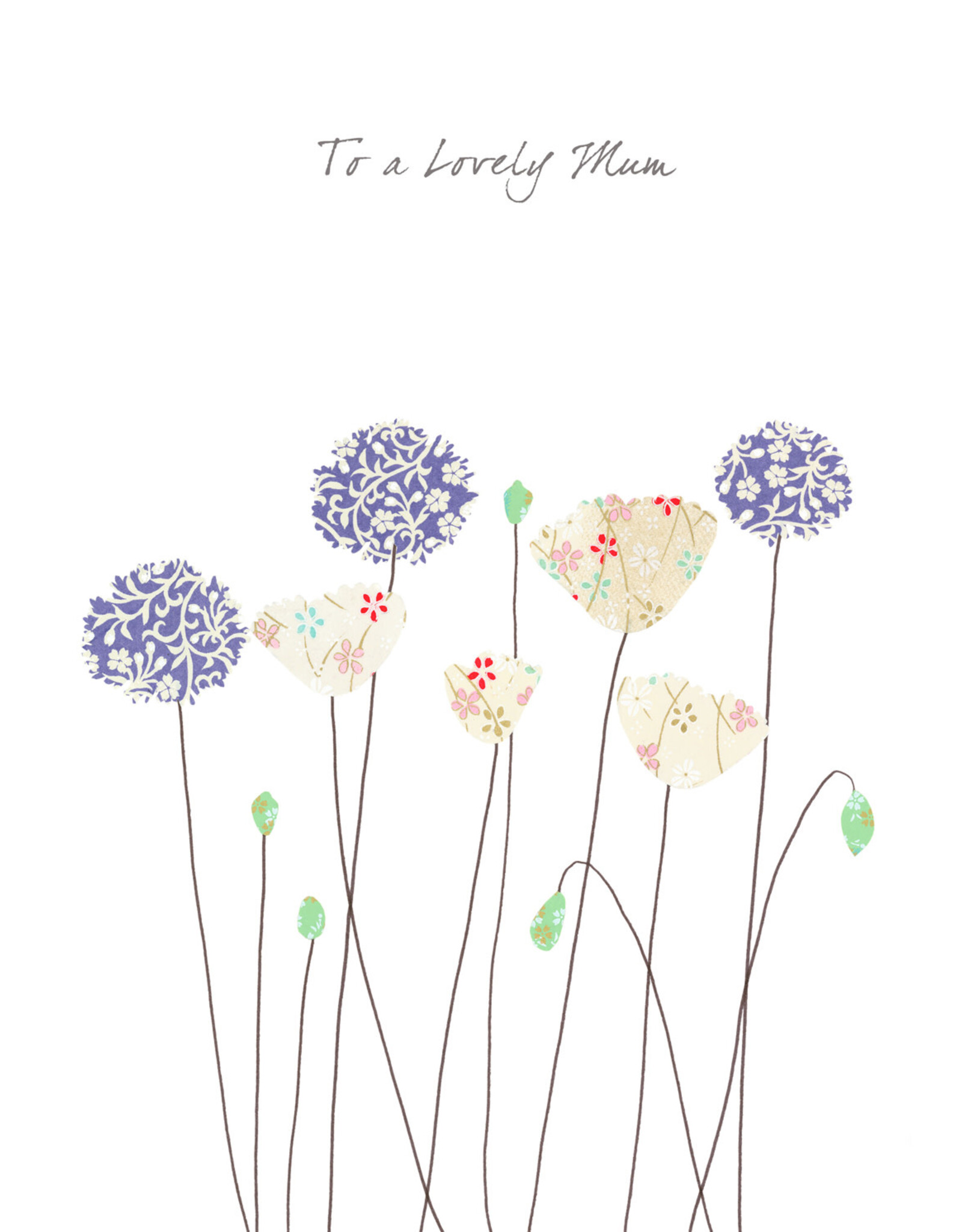 Eloise Hall Wenskaart - Mother's Day Poppies - Dubbele kaart + Envelop