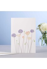 Eloise Hall Wenskaart - Poppies & Alliums - Dubbele Kaart + Envelop