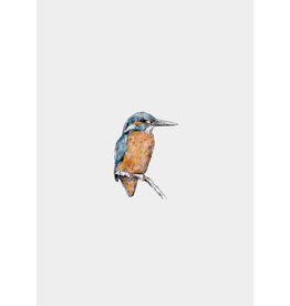 Inkylines Muursticker - Ijsvogel