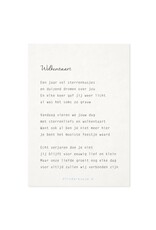 Vlinderkusjes Wenskaart - Wolkentaart - Postkaart + Envelop