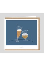 Studio Mie Wenskaart - Proost - 12,5 x 14 cm