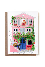 Reddish Design Wenskaart - If i could sing - Dubbele kaart + Envelope