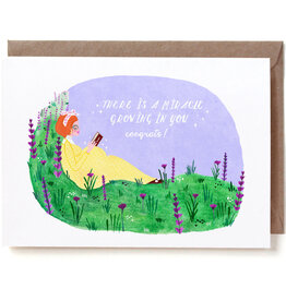 Reddish Design Wenskaart - A miracle growing in you - Dubbele kaart + Envelope