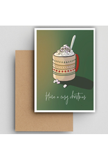 Studio Raquelle Wenskaart - Kerst - Cozy Christmas - Postkaart + Envelop