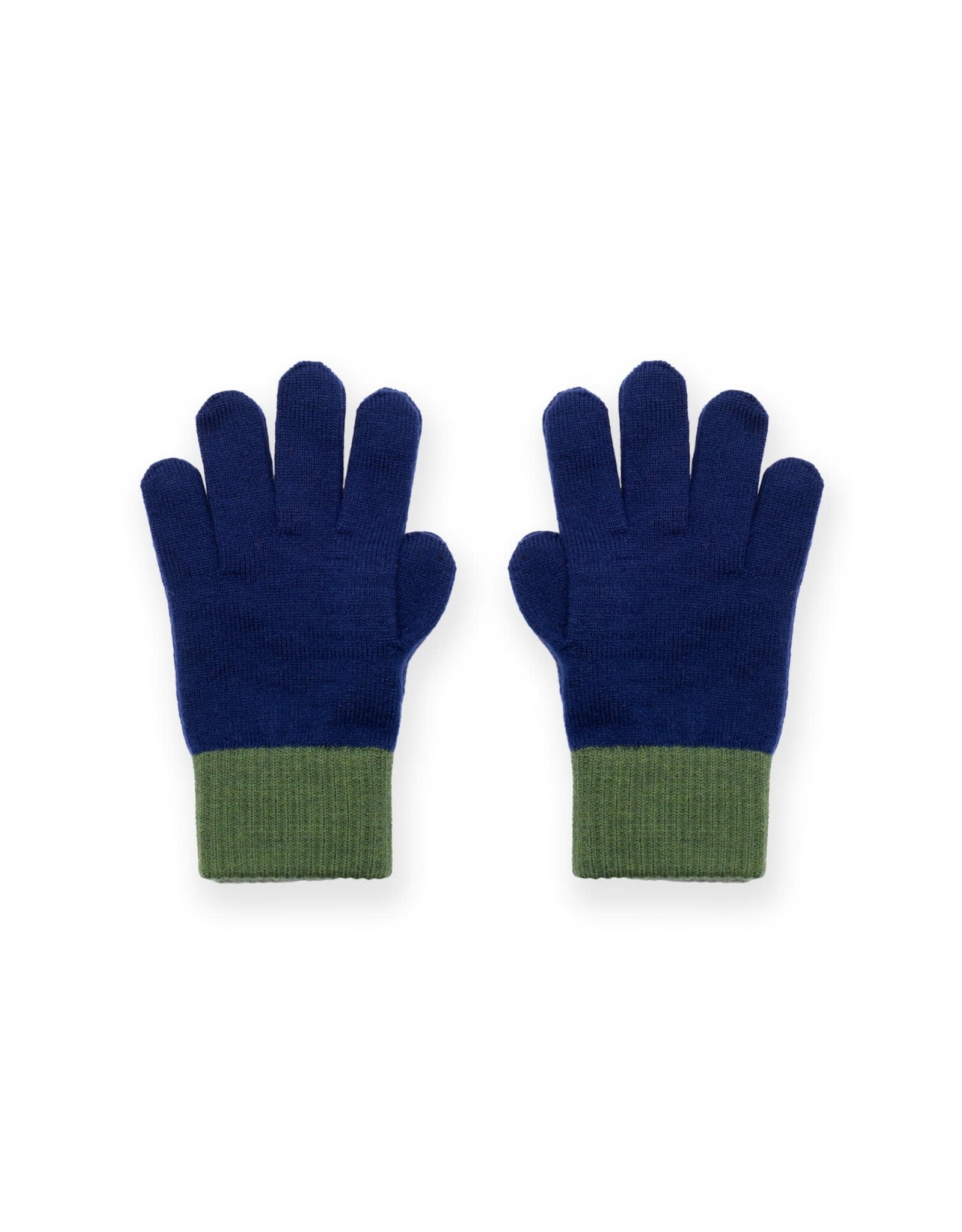 Wolvis Wolvis - Gloves, Indigo - Merino wol