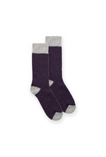 Wolvis Socks - Plum, Grey