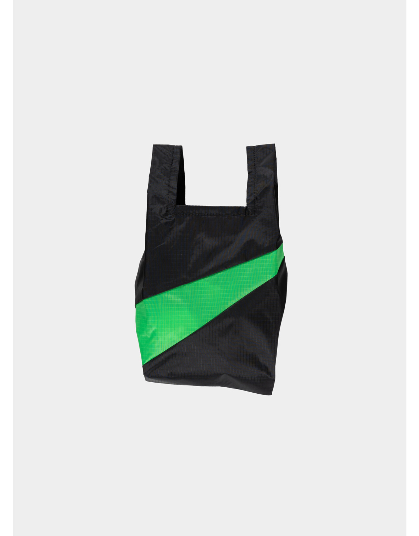 Susan Bijl Shopping bag S, Black & Greenscreen - 18 x 39 x 14,5cm