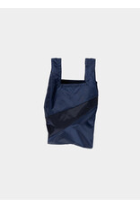 Susan Bijl Shopping bag S, Navy & Water - 18 x 39 x 14,5cm