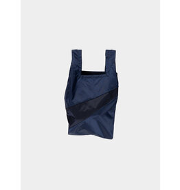 Susan Bijl Shopping bag S, Navy & Water - 18 x 39 x 14,5cm