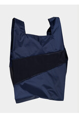 Susan Bijl Shopping bag L, Navy & Water - 37,5 x 69 x 34cm