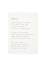 Vlinderkusjes Wenskaart - Verweven (Jij) - Postkaart + Envelop
