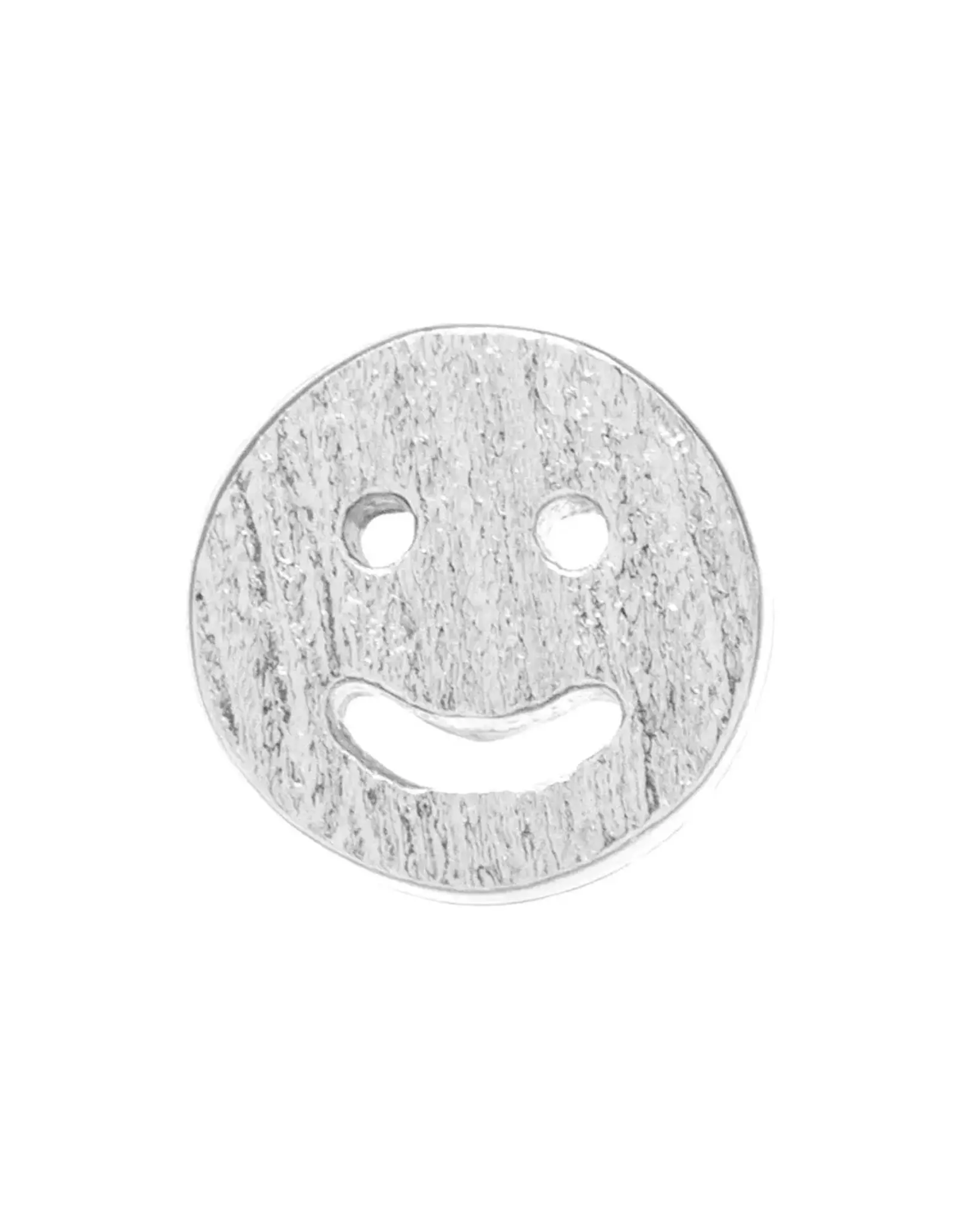 Lulu Copenhagen Oorbel Stud - Smiley - Zilver - Single