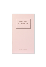 Leo La Douce Notitieboekje - Weekly Planner - Rose