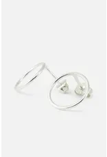 Studio MHL Oorbel MHL - Large Circle - Ø 13,5 mm - Zilver925