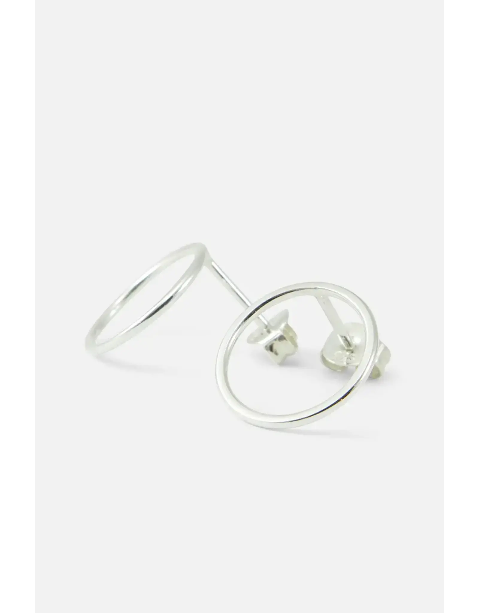 Studio MHL Oorbel MHL - Large Circle - Ø 13,5 mm - Zilver925