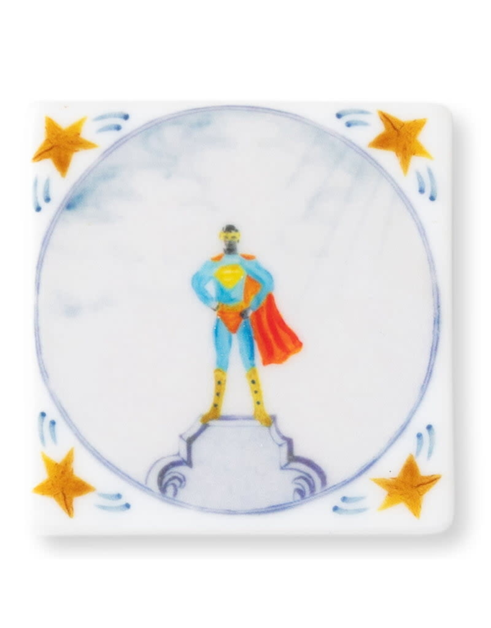 Storytiles Mini Tegel / Magneet - Superman - 6 x 6 cm