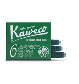 Kaweco Kaweco Ink cartridges - Palm Green - 6-pack