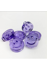 Mo Ma Tai Sleutelhanger Smiley - Transparent Purple