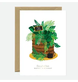 All The Ways to Say Wenskaart - Gold Jungle day - Dubbele kaart + Envelop