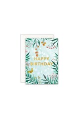 Leo La Douce Wenskaart - Jungle, Happy Birthday - Dubbele kaart + Envelop