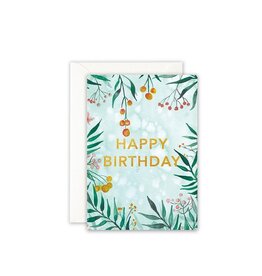 Leo La Douce Wenskaart - Jungle, Happy Birthday - Dubbele kaart + Envelop