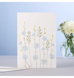 Eloise Hall Wenskaart - Chicory & Grass - Dubbele Kaart + Envelop