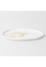 Raeder Bord - Gouden vogel, Boom - 28,5x20 cm