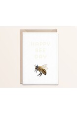 Kathings Wenskaart - Happy Bee - Dubbele kaart + Envelop