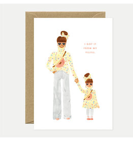 All The Ways to Say Wenskaart - Mama Daughter - Dubbele kaart + Envelop