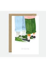 All The Ways to Say Wenskaart - Best Dad Socks - Dubbele kaart + Envelop