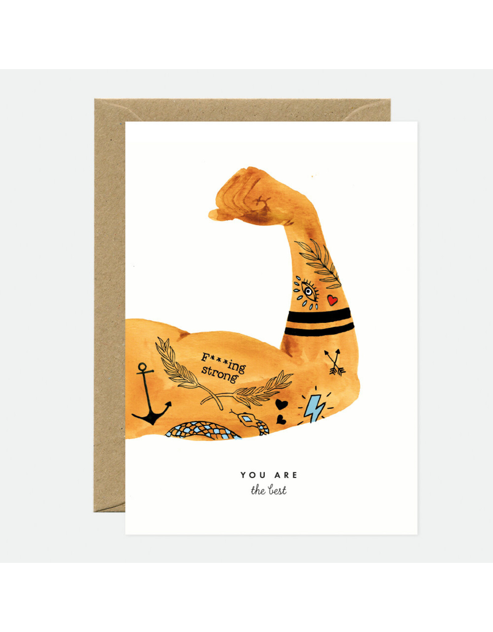 All The Ways to Say Wenskaart - You're the best man - Dubbele kaart + Envelop