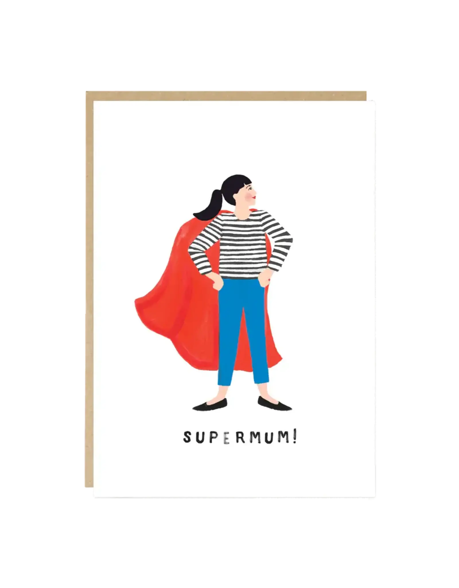 Jade Fisher Wenskaart - Kathleen, Super mum - Dubbele kaart + Envelop