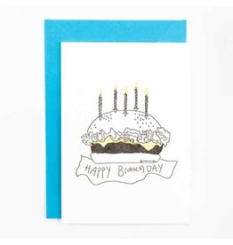 Studio Flash Wenskaart - Happy Burgerday - Postkaart + Envelop