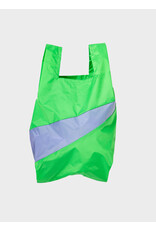 Susan Bijl Shopping bag M, Greenscreen & Treble - 27 x 55 x 18 cm