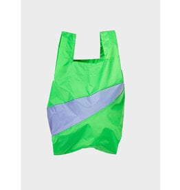 Susan Bijl Shopping bag M, Greenscreen & Treble - 27 x 55 x 18 cm