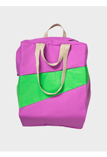 Susan Bijl Tote Bag L, Echo & Greenscreen - 37 x 56 x 26 cm