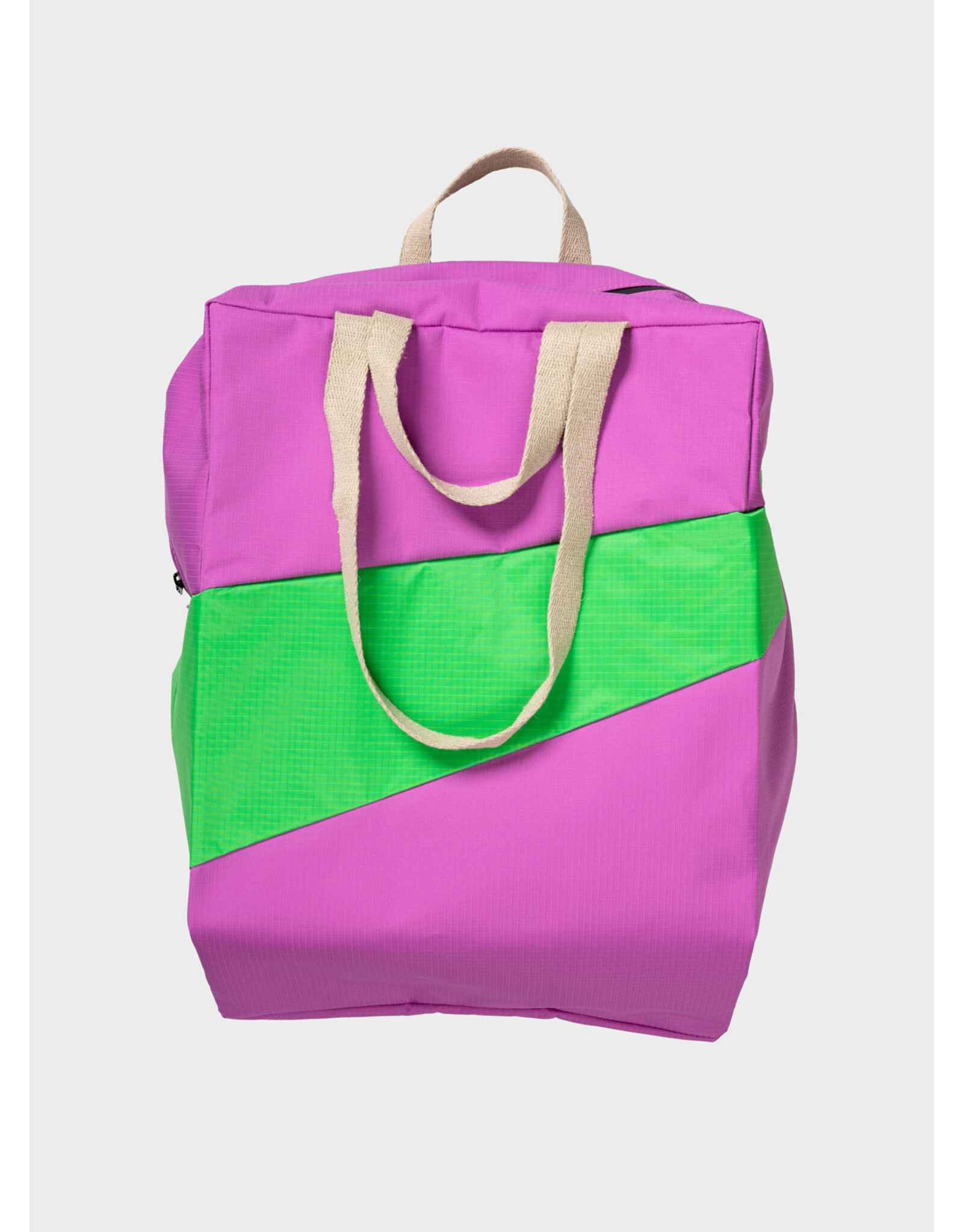 Susan Bijl Tote Bag L, Echo & Greenscreen - 37 x 56 x 26 cm