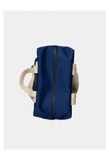 Susan Bijl Tote Bag M, Navy & Water - 30 x 49 x 18 cm