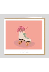 Studio Mie Wenskaart - Oh happy day - 12,5 x 14 cm