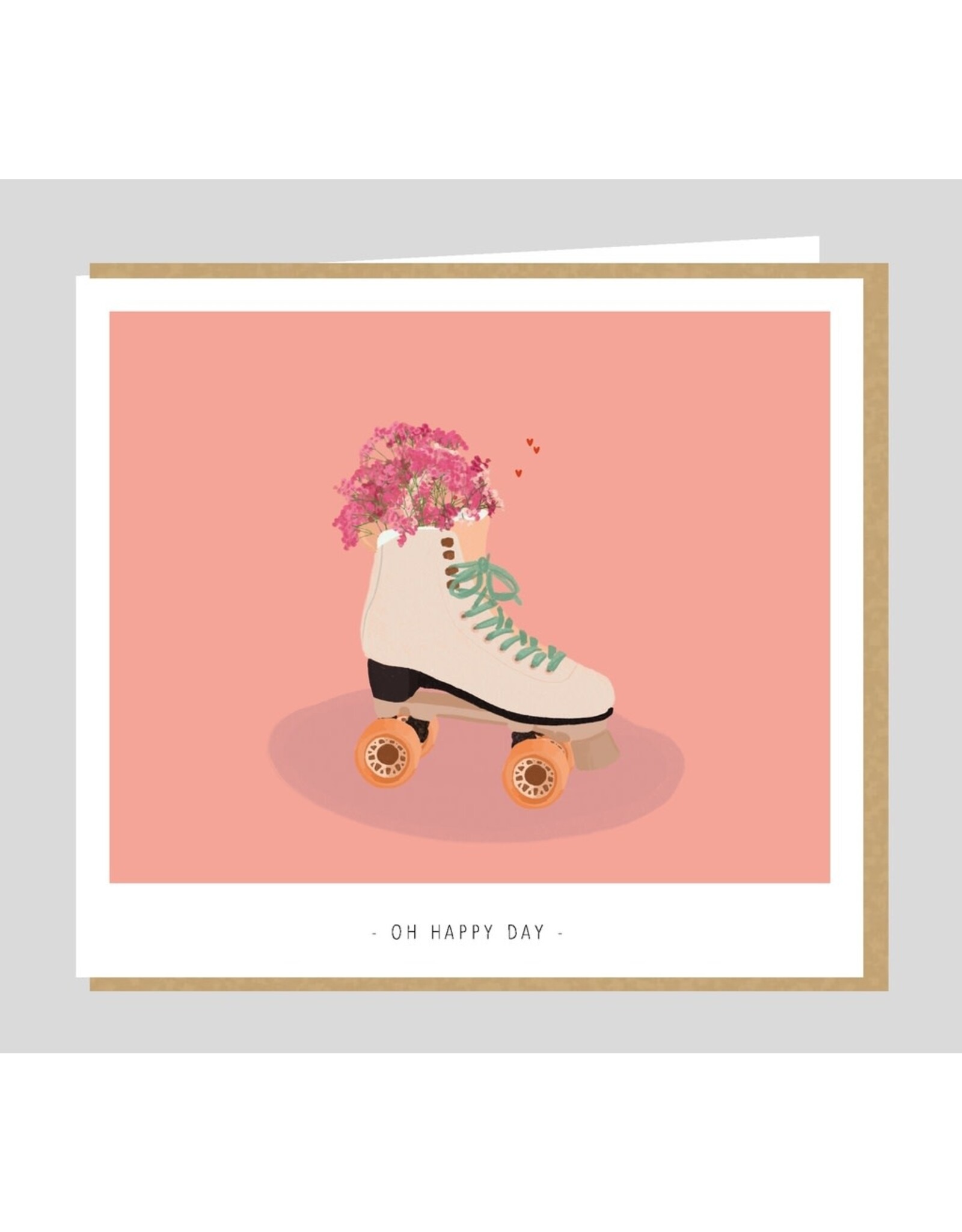 Studio Mie Wenskaart - Oh happy day - 12,5 x 14 cm