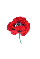 Trovelore Broche - Red Poppy - 7 x 5,7cm