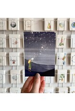 Karta Wenskaart - Starry Night - Postkaart + Envelop