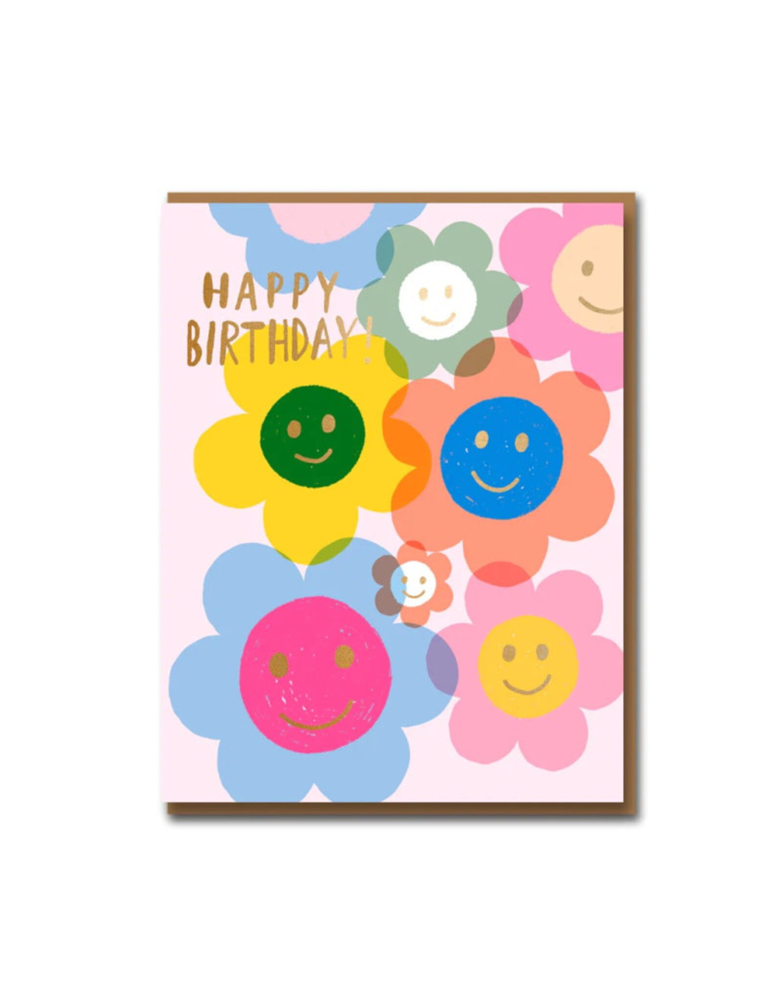 Carolyn Suzuki Goods Wenskaart - Smiling at you birthday - Dubbele kaart + Envelop