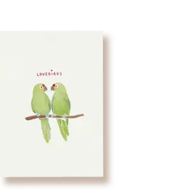 Tucán y limón Wenskaart - Lovebirds - Postkaart + Envelop