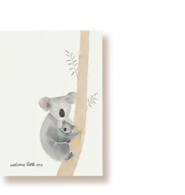 Tucán y limón Wenskaart - Koala, Welcome little one - Postkaart + Envelop