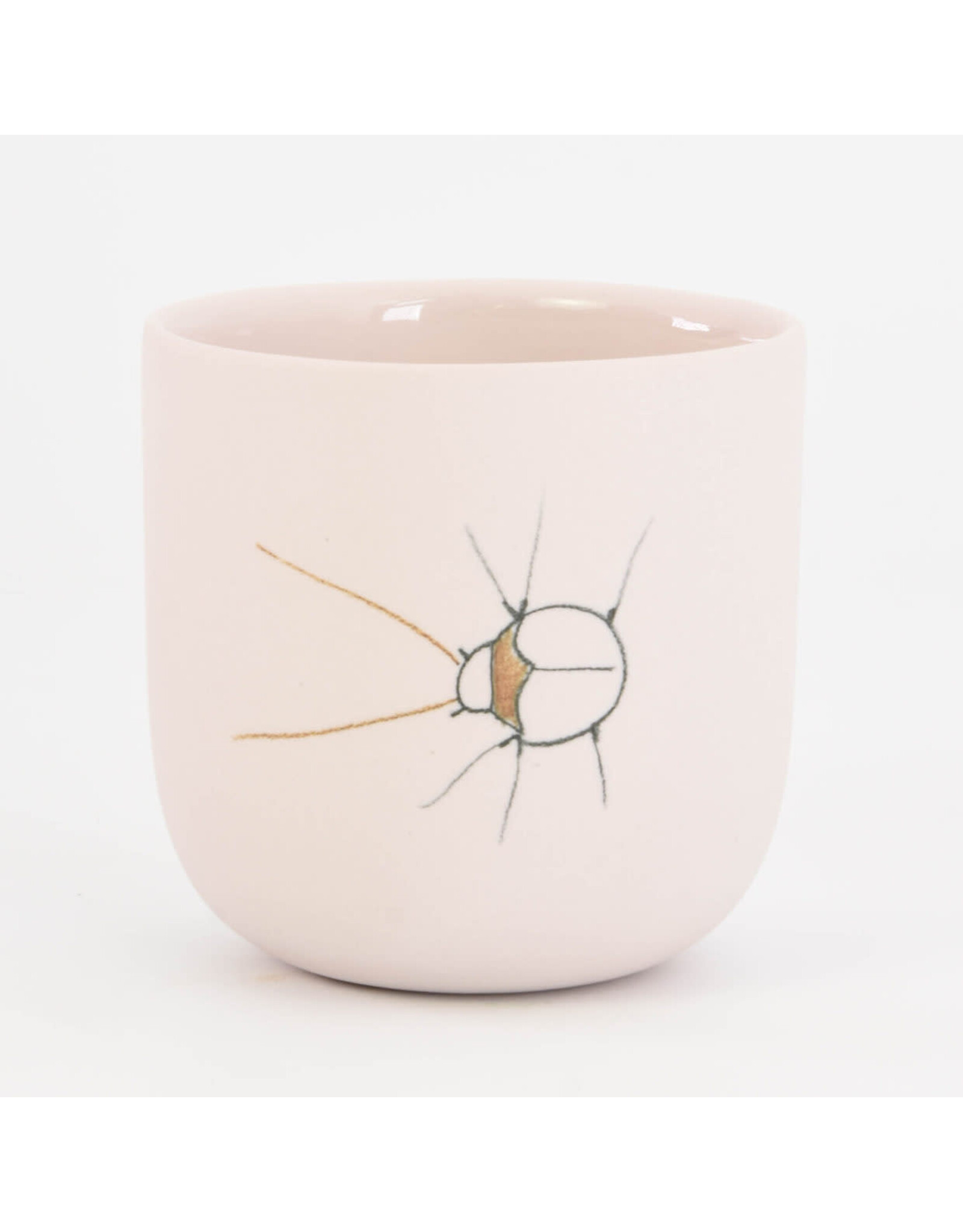 Studio Harm & Elke Cup insect, XL - Pink - Ø7,5 × 7 cm