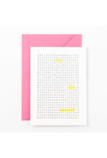 Studio Flash Wenskaart - Zweedse puzzel - Postkaart + Envelop