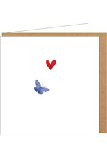 Yon Wenskaart - Vlinder - Dubbele kaart + Envelop