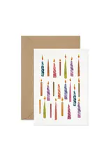Paper Parade Stationers Wenskaart - Birthday Candles - Dubbele kaart + Envelop